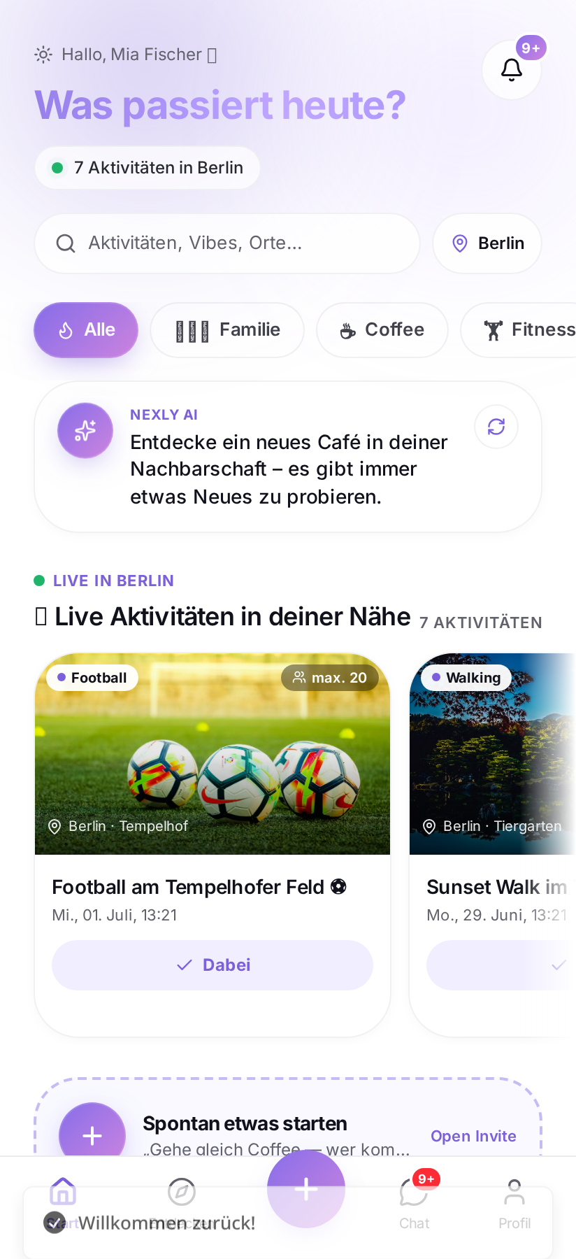 Nexly Startseite